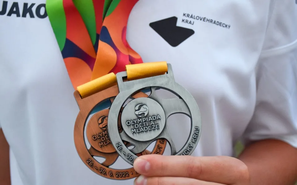 Medaile sportovců z Královéhradeckého kraje získané na 19. ročníku Olympiády dětí a mládeže