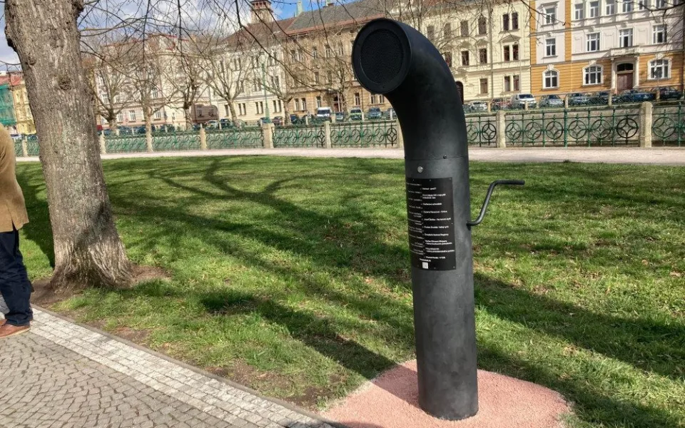 Poesiomat v Hradci Králové.