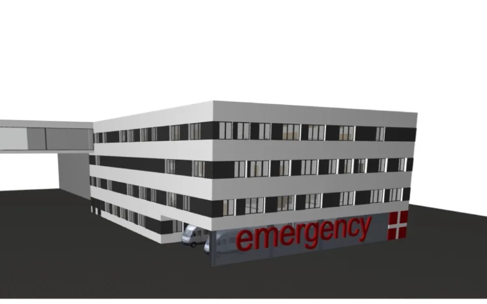 TU nemocnice urgentní příjem objekt