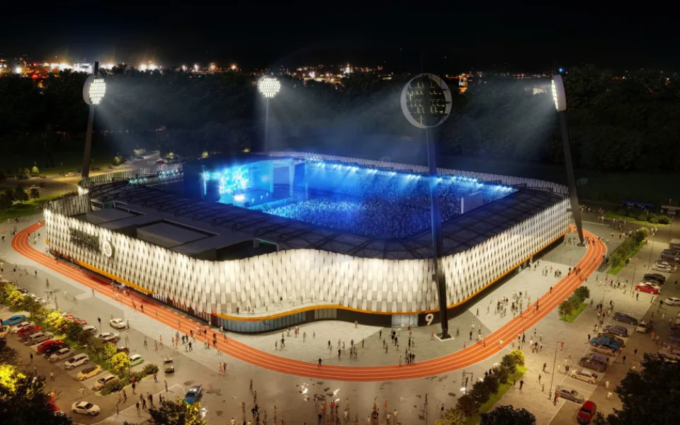 Stadion v Hradci bude mít měsíc zpoždění, hotový bude do konce července