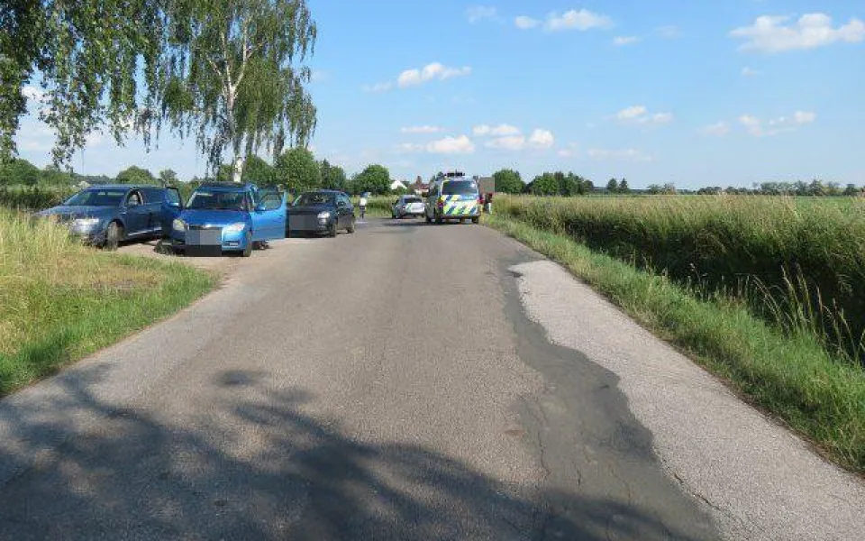 Dopravní nehoda motocyklisty u Třebovětic