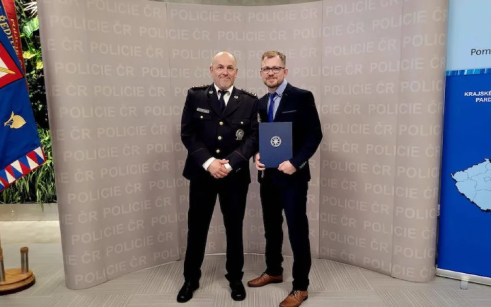 Policista a profesionální sportovec v jedné osobě radí uchazečům o práci u policie.