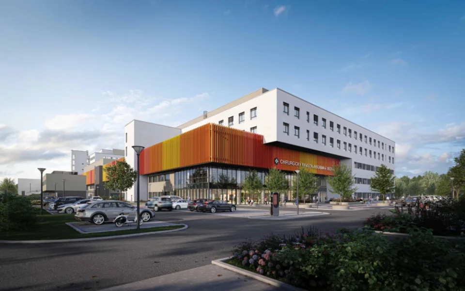 Hradecká nemocnice bude mít nejmodernější chirurgický pavilon v ČR s 22 operačními sály