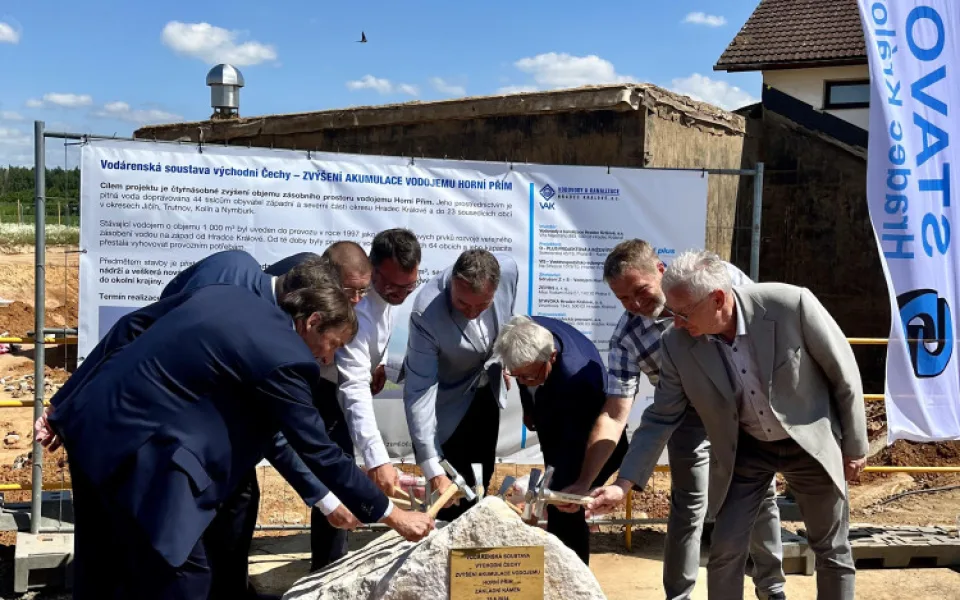 Rozšíření vodojemu Horní Přím zlepší zásobování pitnou vodou okolní města