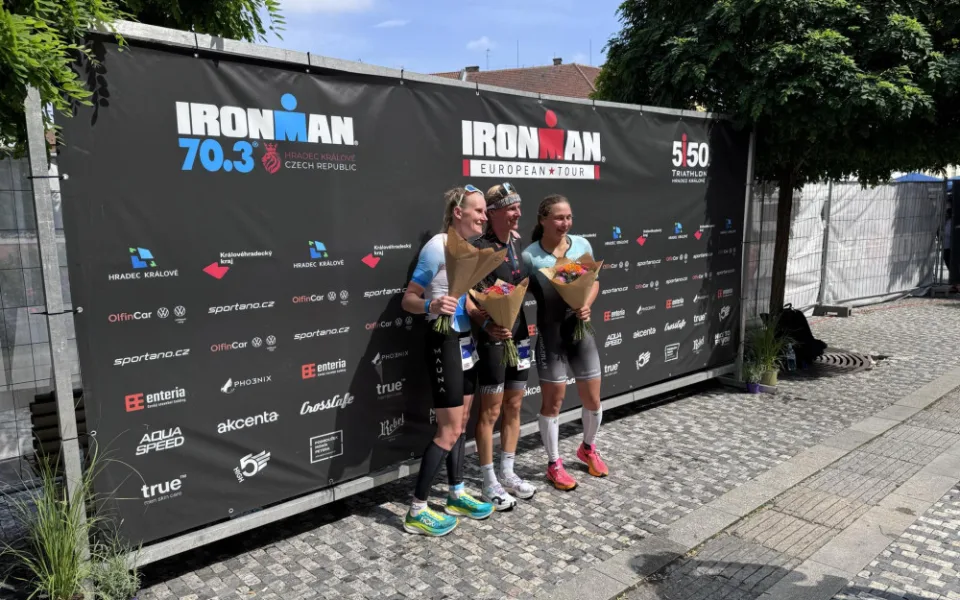 Olympionička Kuříková vyhrála v Hradci Králové první český závod série Ironman
