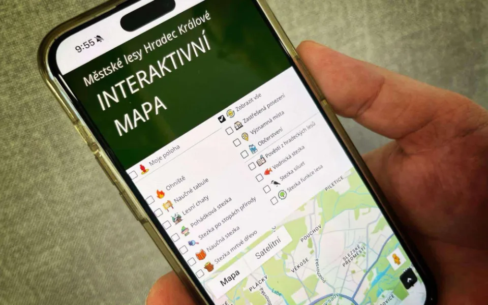 Městské lesy mají novou interaktivní mapu. Přináší nové možnosti pro návštěvníky