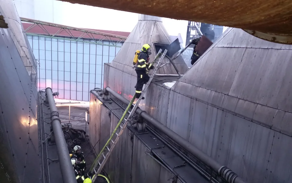 V cukrovaru v Českém Meziříčí na Rychnovsku hořela filtrace kotelny