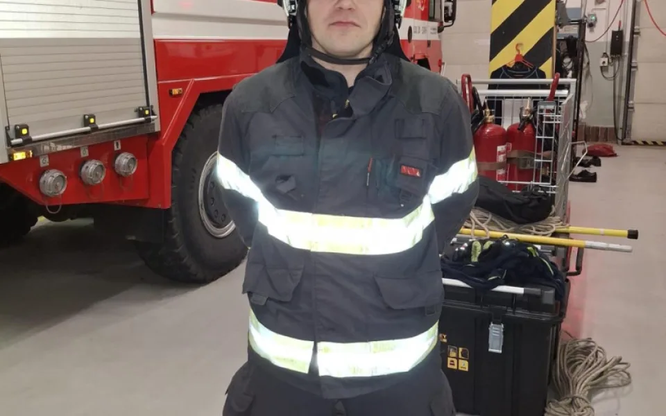 Jakub Drábek absolvoval poslední výjezd u trutnovských hasičů. Sloužil 18 let