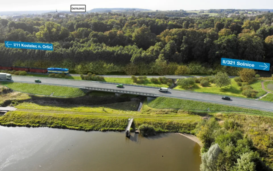 Příští týden se začne stavět obchvat Častolovic. Městem denně projede 14 tisíc aut