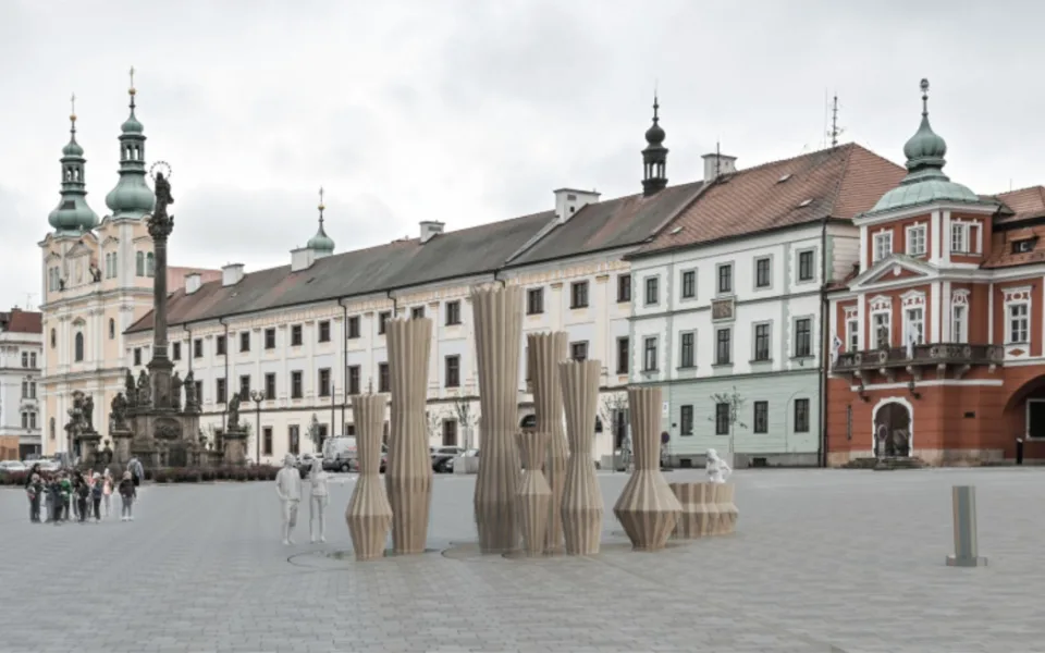 Hradec Králové vybral podobu nové kašny na Velkém náměstí. Ukáže ji na výstavě