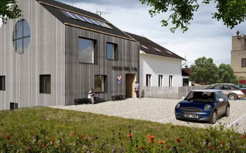 vizualizace: Zřízení dětské skupiny v obci Tetín