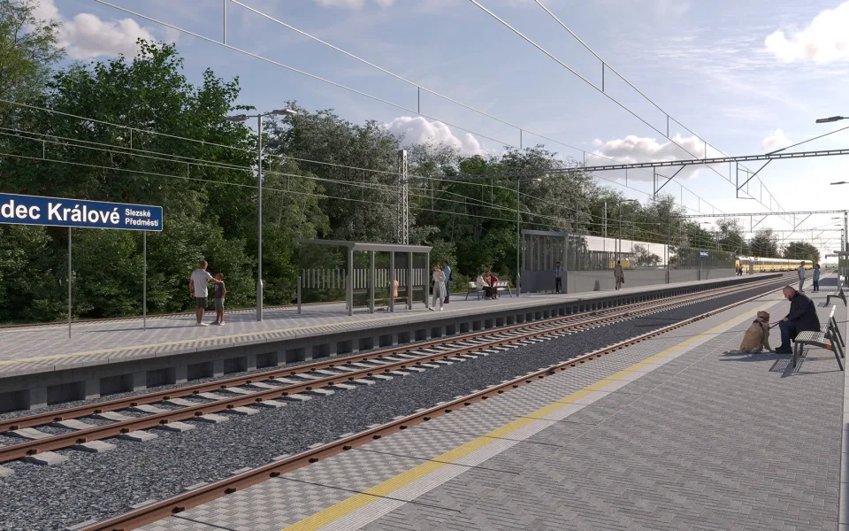 Vlaky mezi Hradcem a Týništěm zrychlí na 160. Modernizace vyjde na miliardy